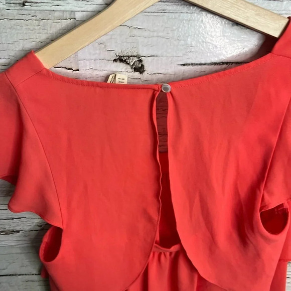 Meadow rue  orange blouse top Anthropologie size 2 - Picture 10 of 10